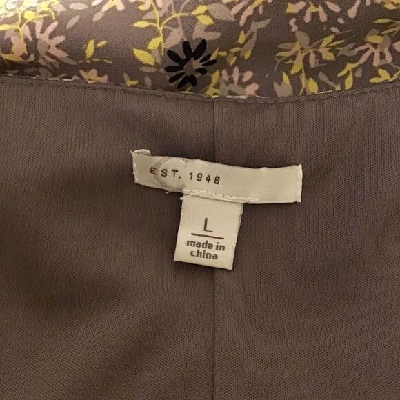 EST 1946 Floral Lined Peasant Dress L - Picture 9 of 10